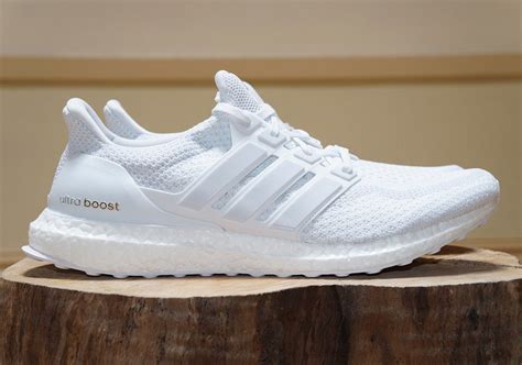 all white ultra boost women